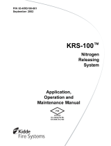Kidde Fire Systems KRS-100 User manual