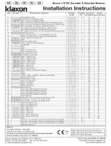 Klaxon 18-980660 User manual