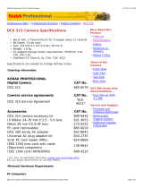 Kodak DCS 315 User manual