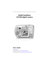 Kodak EASYSHARE CX7300 User manual