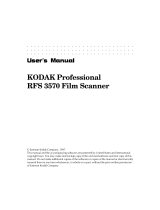 Kodak RFS 3570 PLUS FILM SCANNER - USER'S User manual