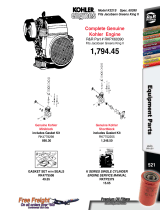 Kohler RKPX60390 User manual