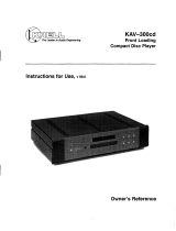 Krell IndustriesFront Loading Compact Disc Player KAV-300cd