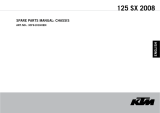 KTM 125 SX 2008 User manual