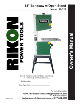 Rikon Power Tools Corp. Cordless Saw 10-321 User manual