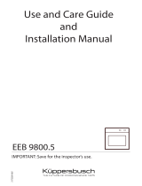 Kuppersbusch USA EEB 9800.5 User manual