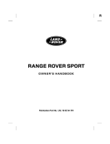 Land Pride 2007 Range Rover Sport User manual