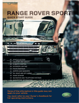 Land Rover 2007 Range Rover Sport User manual