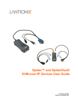 Lantronix Lantronix Spider KVM Over IP Switch User manual