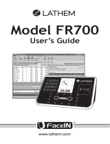 Lathem FR700 User manual