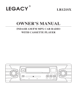 Legacy Car Audio LR121SX User manual