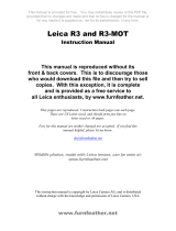 Leica R3 MOT User manual