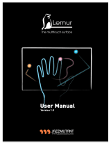 Lemur Monitors Jazzmutant Lemur User manual