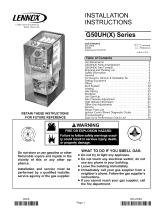 Lennox G50UH-24A-045 User manual