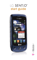 LG Sentio GS505 T-Mobile User manual