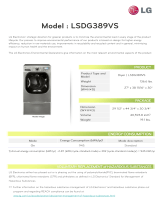 LG LSDG389VS Eco Declaration