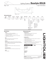 Lightolier Baselyte-BSL26 User manual