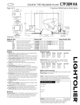 Lightolier C7P38MHA User manual