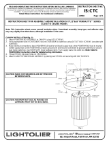 Lightolier 12” PENDALYTE SERIES User manual