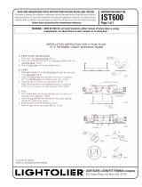 Lightolier IS:T600 User manual