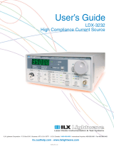 Lightwave Communications LDX-3232 User manual