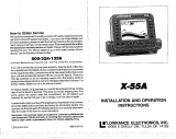 Lowrance X-55A User manual