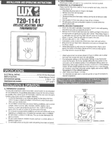 Lux Products T20-1141 (discontinued) User manual