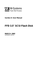 M-Systems Flash Disk Pioneers 45-SR-001-01-7L User manual