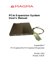 Magma PCIe Expansion System EB2R User manual