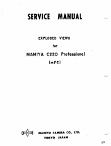 Mamiya C220 Exploded Views User manual