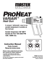 Master Appliance 1425-3550 FPM130-900F User manual