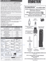 Master Appliance ECONOIRON EI-20K User manual