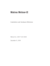 Matrox Electronic Systems II User manual