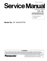Matsushita CF-18JHU70TW User manual