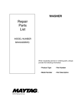 Maytag MAH5500BWQ User manual