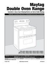 Maytag MER6751AAB - Double Oven Ceramic Range User manual