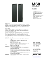 Meridian America M60 User manual