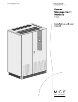 MGE UPS Systems 250A User manual