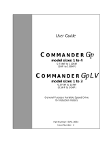 Microcom Technologies Commander General Purpose Variable Speed Drive GpLV User manual