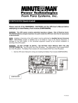 Minuteman EDBP6000RM User manual