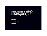 Monster PRO 2500 Rack Mountable PowerCenter with Clean Power Stage 2 Owner's manual