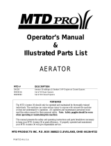 MTD DA528 User manual
