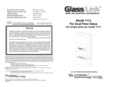 Nortek Contol GlassLink 1112 User manual