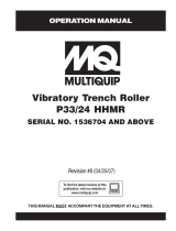 MQ Multiquip P33-24-HHMR User manual