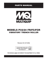 MQ Multiquip P33/24 User manual