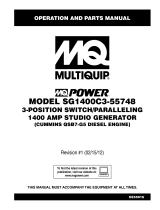 MULTIQUIP SG1400C3-55748 User manual