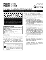Murphy OS-77R User manual