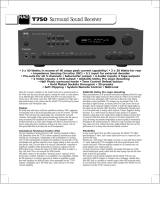 NAD Theater T750 User manual