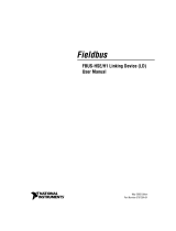 National Instruments FBUS-HSE/H1 LD User manual
