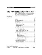 National Instruments MID-7654 User manual